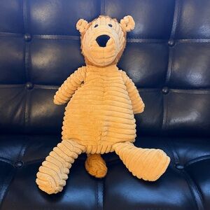 Jellycat Corduroy Lion Plush Tan Stuffed Animal 14” Soft Toy